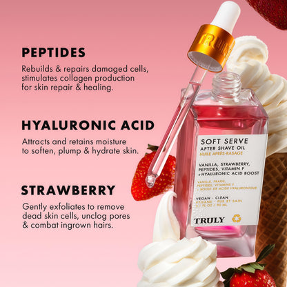 Truly Luxury After Shave Oil | Soothing & Hydrating Treatment to Prevent Ingrown Hair For Smooth, Irritation-Free Skin for Daily Use